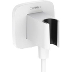 Hansgrohe Fixfit q - handdouchehouder - inclusief muuraansluitbocht - mat wit SW773892