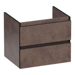 BRAUER Joy Edge wastafelonderkast 60 2 softclose lades - greeploos - 1 sifon uitsparing - Erosion SW1200888