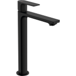 Hansgrohe Rebris e 1 greeps wastafelkraan - 240 - coolstart - voor waskommen - met trekwaste - mat zwart SW796585