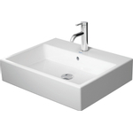 Duravit Vero air Wastafel - geslepen - met kraangat - met overloop - 60x47cm - met wondergliss - inclusief bevestiging - wit SW156991