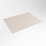 Mondiaz TOP 46 Plan sous vasque - 40x46x0.9cm - compatible comme plan de meuble - solid surface - Linen SW1020443