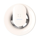 Vent-Axia Svara Ventilateur de salle de bain avec programme horaire, détection d'humidité et capteur de lumière 110 m3/h contrôlé par application Blanc SW159192