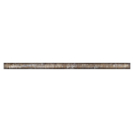 Terravito Alrivo Round Nature brillant 1.5x30 Carrelage mural Brillant Brun SW679753