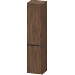 Duravit Ketho.2 Hoge kast - met 2 deuren - 40x176x36cm rechts - met tip onnoten - mat noten (donker) (hout) SW772132