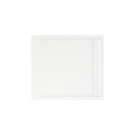 Xenz easy-tray plancher de douche 100x90x5cm rectangle acrylique blanc SW379215