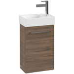Villeroy & Boch Avento meuble bas pour lavabo - 1 porte 34x51,4x20,2cm - charnières à gauche chêne arizona SW448533