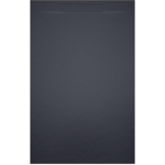 Riho Isola Receveur de douche 90x90x3cm Marbre de synthèse Structure ardoise mat anthracite SW412113