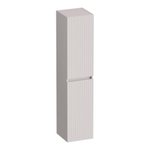 BRAUER Joy Wavy Armoire haute - 160x35x35cm - 1 porte - ouvrant à gauche ou à droite - sans poignée - sable mat SW1201329