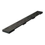 Brauer Couvercle de caniveau de douche - 50cm - noir mat SW242149