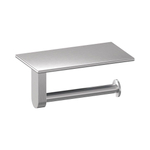 Brauer Porte-papier toilette - 18cm - Inox brossé SW1102574