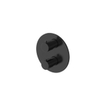 Hotbath Buddy Afbouwdeel - inbouw thermostaat - met 2-weg omstel MBP - PVD - geborsteld zwart SW1246683