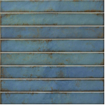 La Platera Cerámica Raku Carrelage mural en céramique - 35x35cm - 9.2mm - Bleu SW1245091