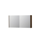 INK SPK1 armoire de toilette – 120 x 60 x 14 cm – 2 portes, portes-miroir double face – Chêne Cuivre mat SW493771