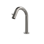 Hotbath Buddy Fonteinkraan - U uitloop - 11.8cm - opbouw - geborsteld nikkel (RVS) SW11865