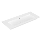 Villeroy & Boch venticello meubelwastafel - 120x50cm - zonder kraangat - met overloop CeramicPlus - White Alpine (glans wit) 1025115