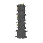 Hotbath Mate Inbouw box Inbouwbox - 3 stopkranen - zwart SW74270