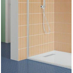 Crosswater Gallery Profil mural - 200cm - pour verre de 8 - 10mm - chrome SW700808