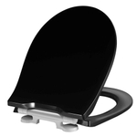 Pressalit Projecta solid pro polygiene abattant de toilette avec couvercle softclose noir SW96669