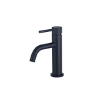Fortifura Calvi Slim wastafelkraan - opbouw - 1-gats - voorsprong 11.9cm - mat zwart SW377835