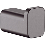 Hansgrohe AddStoris Q handdoekhaak enkel - geborsteld zwart chroom (antraciet) SW651212