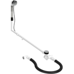 Duravit Badafvoer en overloopcombinatie - met waste - hoogglans chroom 0305206