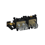 Hotbath Gal Inbouwdeel - inbouw thermostaat - 2 pushbuttons - zwart SW656334