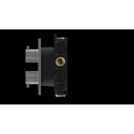 Crosswater Crossbox inbouw douchekraan thermostatisch 2 functies inclusief inbouwdeel wit mat SW815954