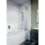 Crosswater Kai Pare-baignoire pliante - 82x150.2cm - en 4 parties droite - avec verre de sécurité 4mm - clair aluminium argenté SW487333