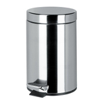 Geesa Hotel Poubelle à pédale autoportante 3 litres Chrome GA56531