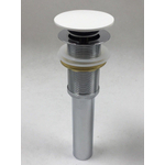 Ideavit Pop up bouchon de vidage plat solid surface blanc SW86601