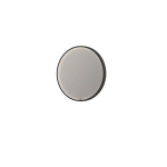 INK SP24 Miroir - 60x4x60cm - LED en bas et en haut changement de couleur - dimmable - Chauffage de miroir - rond - dans un cadre en acier - aluminium noir mat SW692956