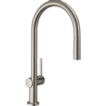 Hansgrohe Talis 1 gr cuisine mkr 210 avec poing coulissant look acier inoxydable SW528848