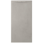 Zenon Essenza West Douchebak - 140x80cm - antislip - antibacterieel - mineraalmarmer - rechthoek - Ego Cream (creme) SW1182609