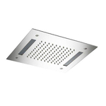 Hotbath Mate tête de douche encastrée carrée 30x30cm avec éclairage LED et détecteur d'eau chromé SW61997