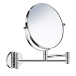 Saniclass Pro Miroir de maquillage mural grossissant 1x et x7 17cm chrome SW542094