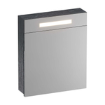 BRAUER Promise armoire de toilette - 60x70x15cm -- avec éclairage direct 1 porte de miroir simple battant à droite Damascus SW720904