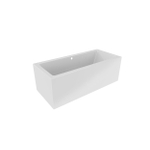 Riho Rethink Cubic ligbad - 180x80x62cm - halfvrijstaand - rechts - met paneel - hoogglans wit SW547806