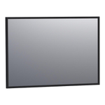 BRAUER Silhouette Spiegel - 100x70cm - zonder verlichting - rechthoek - zwart SW228063