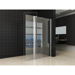 Wiesbaden Comfort zijwand draaibaar 300 x 2000 x 10 mm nano helder glas/chroom SW62380