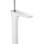 Hansgrohe PuraVida Mitigeur de lavabo élevé avec garniture push open chromé/blanc 0451063