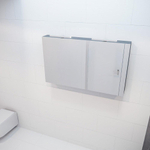 Mondiaz CUBB Armoire de toilette - 120x70cm - 2 portes - Gris foncé (Gris) SW410123