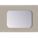 Sanicare q-mirrors miroir 100x60x2,5cm verre rectangulaire SW643915