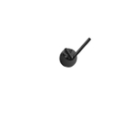 Emco Round Patère porte-serviettes - 4x4cm - double - noir SW452852