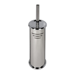 Geesa Hotel Brosse de toilette avec support Chrome (tête de brosse noire) 0653525