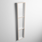 MONDIAZ EASY Nis - 149.5x29.5cm - geschikt voor in- of opbouw - 3 vakken - kleur Rosee | Talc SW1017060