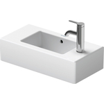 Duravit Vero fontaine 50x25 cm avec trop-plein trou de robinetterie peut être à gauche ou à droite blanc 0291343