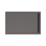 Xenz easy-tray sol de douche 140x90x5cm rectangle acrylique anthracite SW379259