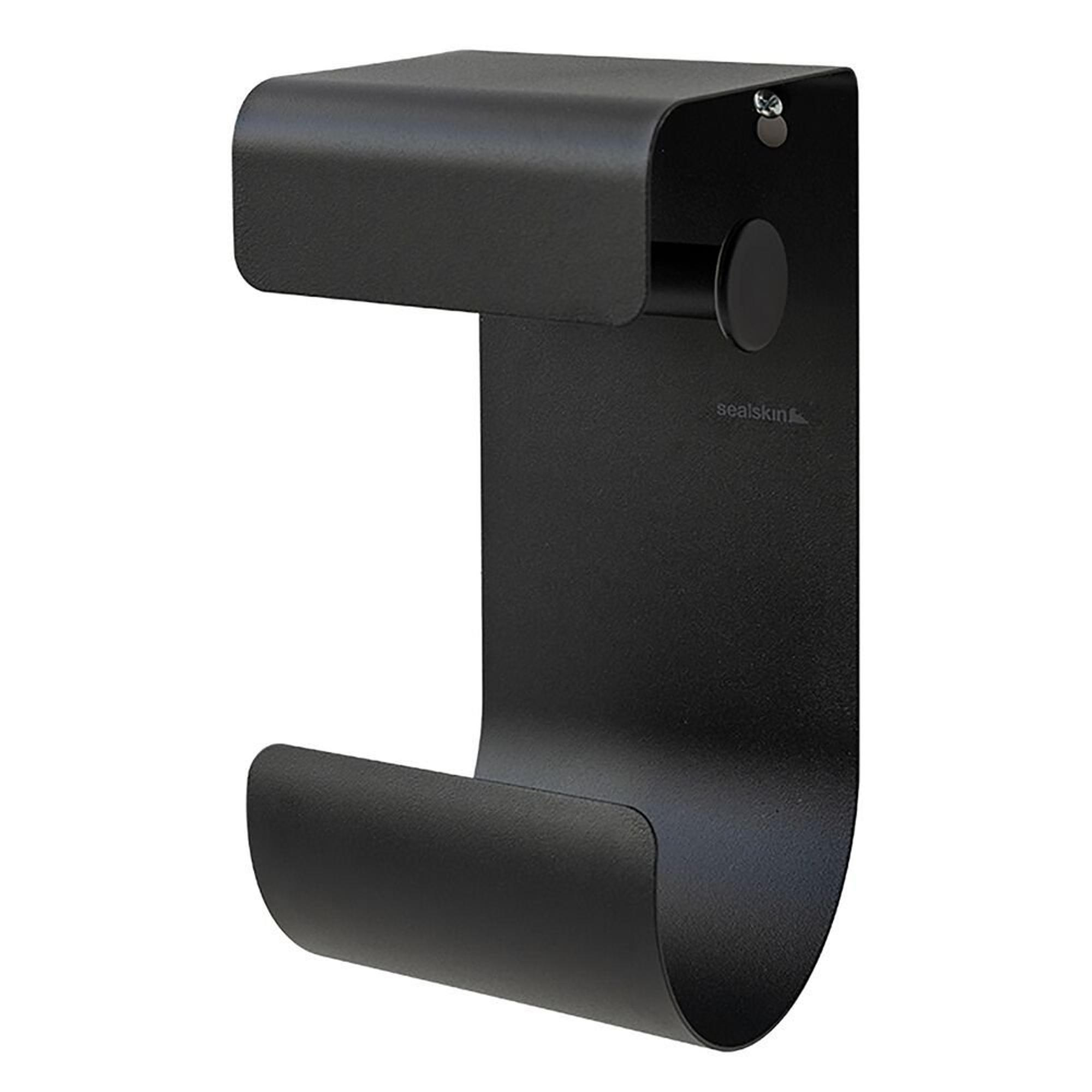 Sealskin porte-brosse et brosse de toilette acero noir 361730519 406130 -  Conforama