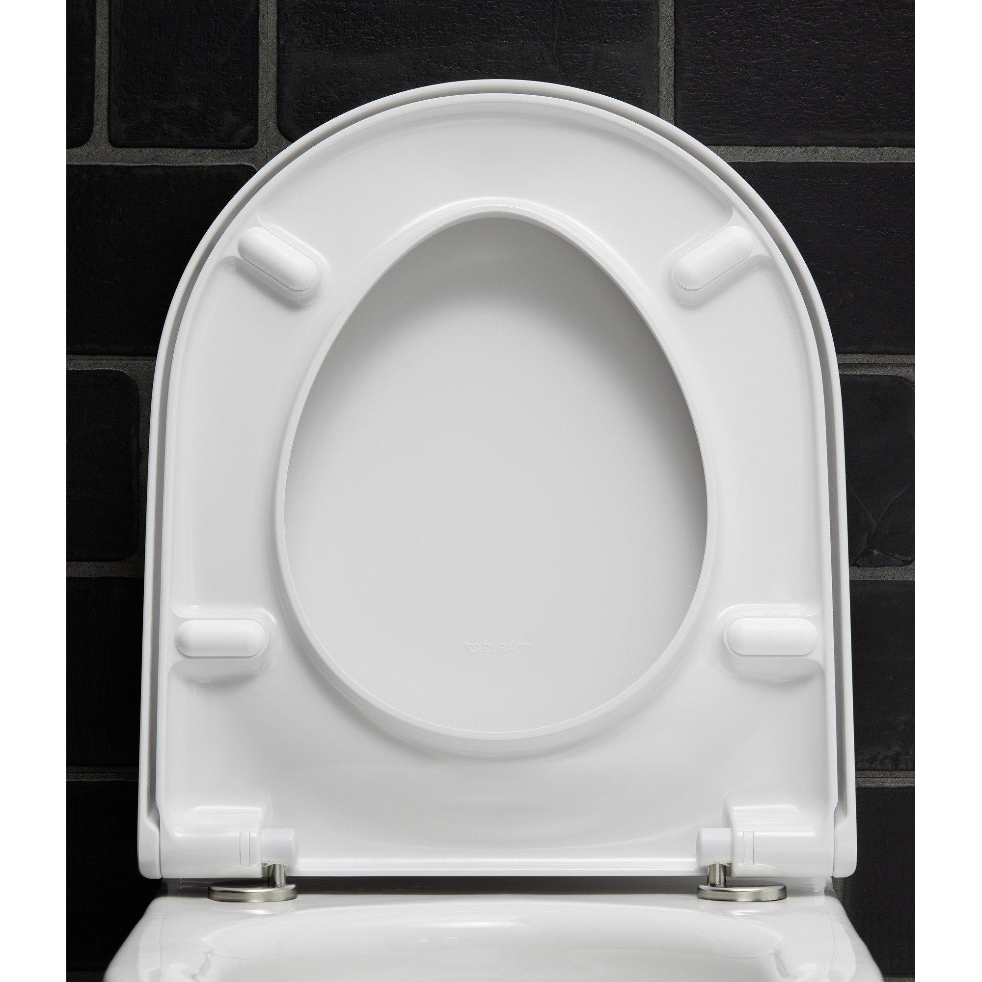 Abattant WC Frein De Chute Duravit SoftClose 370x450mm Blanc