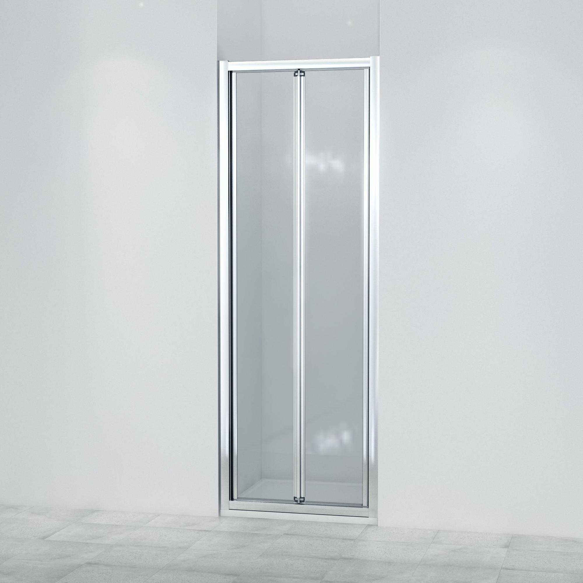 Saniclass ID05 Porte pliante 70x190cm profil aluminium et verre de